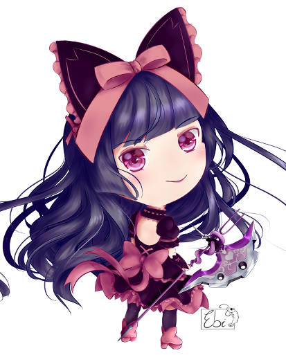 Chibi-Fanart von Rory Mercury aus Gate